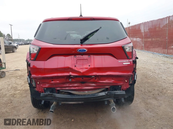 2017 Ford Escape Titanium with VIN 1FMCU0J94HUB01914, listed as a IAAI auction lot 41509707 with 55,827 mi miles. Bid and sale history available at carsss.com. Image 17.
