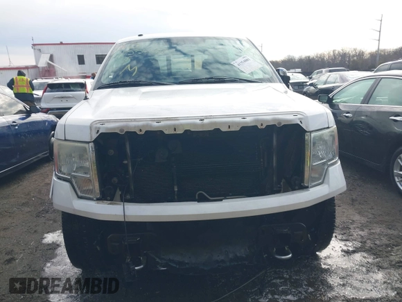 2010 Ford F-150 XL with VIN 1FTFW1EV4AFB50873, listed as a IAAI auction lot 41554001 with 187,415 mi miles. Bid and sale history available at carsss.com. Image 13.