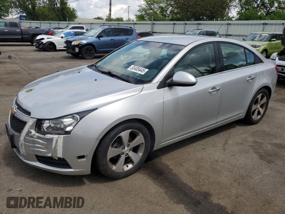 2011 Chevrolet Cruze LTZ with VIN 1G1PH5S93B7296523, listed as a Copart auction lot 55405445 with 116,739 mi miles and Clean Title. Bid and sale history available at DreamBid. Image 1.