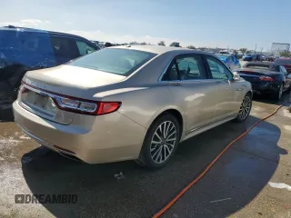 2017 Lincoln Continental Select with VIN 1LN6L9SK7H5630905, listed as a Copart auction lot 46456375 with 51,942 mi miles and Salvage Title. Bid and sale history available at DreamBid. Image 3.