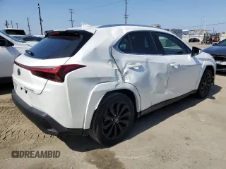 2024 Lexus UX 250h Premium with VIN JTHP9JBH5R2076214, listed as a Copart auction lot 61501865 with 17,221 mi miles and Salvage title. Bid and sale history available at DreamBid. Image 3.