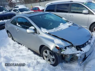 2008 Honda Civic Cpe EX with VIN 2HGFG12848H510911, listed as a IAAI auction lot 41114680 with 199,311 mi miles. Bid and sale history available at carsss.com. Image 1.