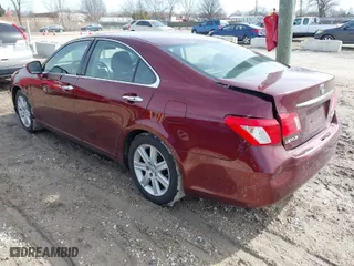 2007 Lexus ES 350 with VIN JTHBJ46G572053615, listed as a IAAI auction lot 41757900 with 107,588 mi miles. Bid and sale history available at carsss.com. Image 3.