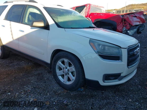 2014 GMC Acadia SLE with VIN 1GKKRNEDXEJ363080, listed as a IAAI auction lot 40852976 with 235,550 mi miles and . Bid and sale history available at carsss.com. Image 1.