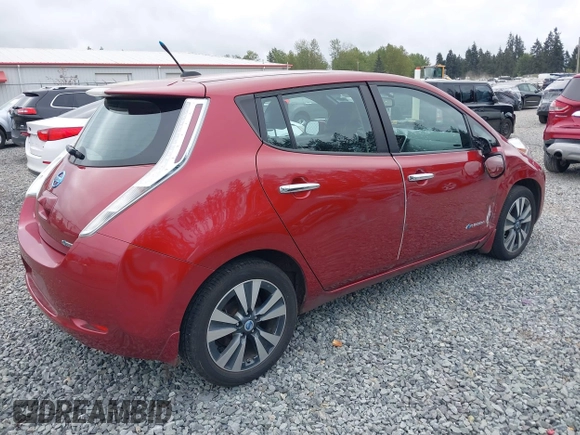 2013 Nissan LEAF SL with VIN 1N4AZ0CPXDC411967, listed as a IAAI auction lot 42120907 with 102,035 mi miles. Bid and sale history available at carsss.com. Image 4.