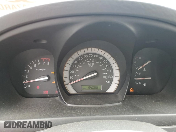 2007 Kia Spectra EX z VIN KNAFE121775389527, wystawiony jako Copart lot #56517285 z przebiegiem 340 861 mil mil oraz Szkoda całkowita • Salvage title. Historia ofert i sprzedaży dostępna na DreamBid. Obrazek 9.