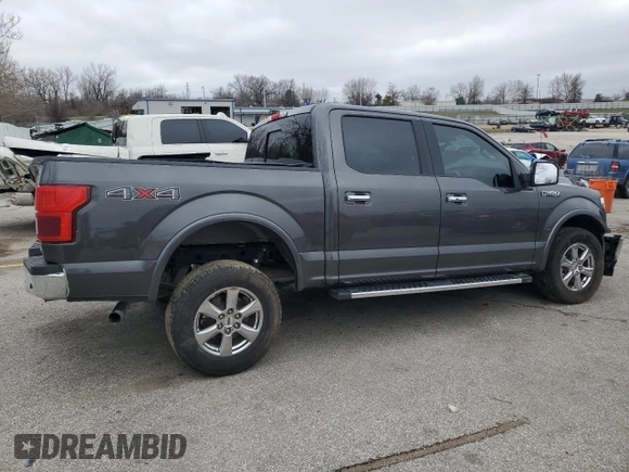 2020 Ford F-150 XL with VIN 1FTEW1E45LKD09638, listed as a Copart auction lot 43833895 with 153,048 mi miles and Salvage Title. Bid and sale history available at carsss.com. Image 3.