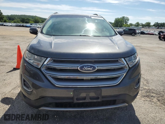 2015 Ford Edge SEL with VIN 2FMTK4J90FBB18239, listed as a Copart auction lot 58411614 with 92,888 mi miles and Salvage Title. Bid and sale history available at carsss.com. Image 5.