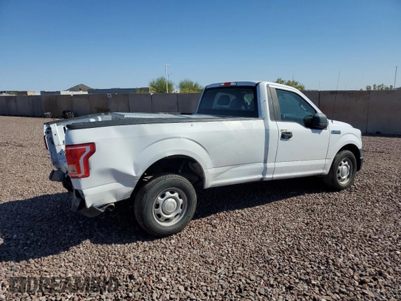 2015 Ford F-150 XL with VIN 1FTMF1C89FKD69802, listed as a Copart auction lot 47600995 with 107,896 mi miles and Salvage title. Bid and sale history available at DreamBid. Image 3.