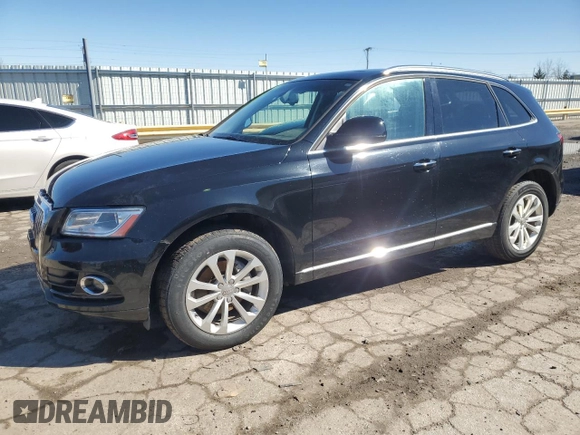 2015 Audi Q5 Premium Plus with VIN WA1LFAFP4FA059443, listed as a Copart auction lot 47361345 with 114,953 mi miles and Salvage Title. Bid and sale history available at carsss.com. Image 1.