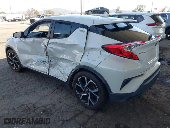 2018 Toyota C-HR XLE with VIN NMTKHMBX9JR022921, listed as a IAAI auction lot 41858651 with 50,448 mi miles. Bid and sale history available at carsss.com. Image 3.