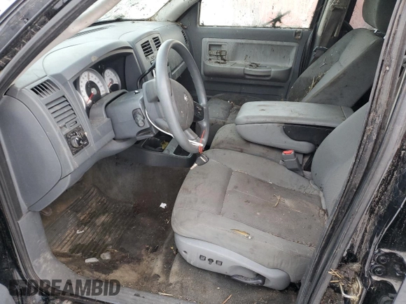 2005 Dodge Dakota SLT with VIN 1D7HE48K65S138533, listed as a Copart auction lot 88745565 with 87,046 mi miles and Clean Title. Bid and sale history available at DreamBid. Image 7.