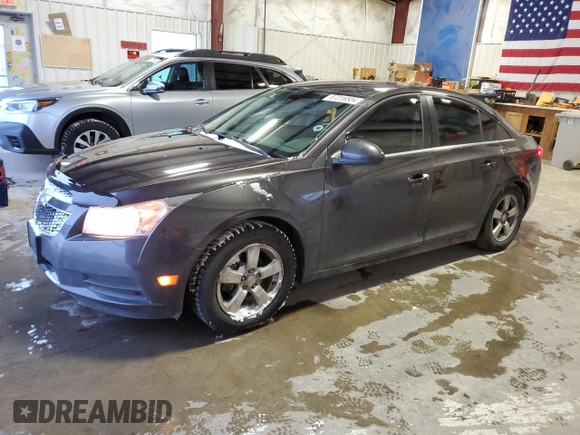 2014 Chevrolet Cruze 1LT with VIN 1G1PC5SB6E7288051, listed as a Copart auction lot 87316504 with 56,060 mi miles and Salvage Title. Bid and sale history available at carsss.com. Image 1.