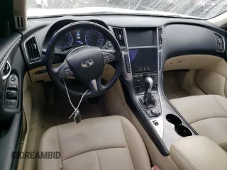 2015 Infiniti Q50 Premium z VIN JN1BV7AR9FM396109, wystawiony jako Copart lot #58215035 z przebiegiem 134 482 mil mil oraz Szkody całkowita. Historia ofert i sprzedaży dostępna na DreamBid. Obrazek 8.