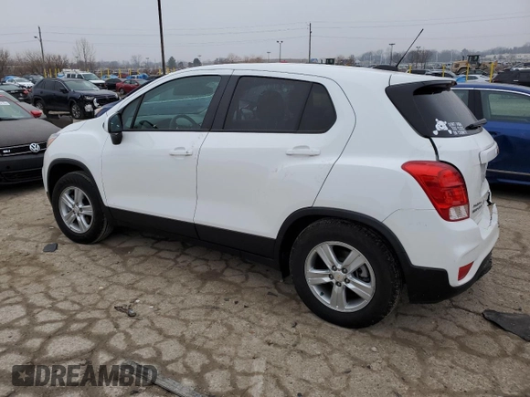 2022 Chevrolet Trax LS with VIN KL7CJNSM6NB549413, listed as a Copart auction lot 45090735 with 15,371 mi miles and Salvage Title. Bid and sale history available at carsss.com. Image 2.