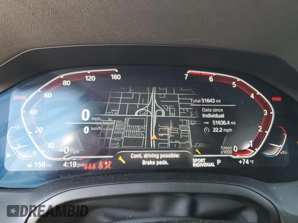 2021 BMW 3 Series 330i с VIN WBA5R1C03MFK53665, выставлен на аукционе Copart как лот 47673384 с пробегом 51 643 миль миль и . История ставок и продаж доступна на DreamBid. Изображение 9.