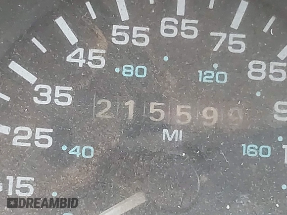 1993 Dodge Dakota with VIN 1B7GL23Y8PS210332, listed as a IAAI auction lot 41875038 with 215,599 mi miles. Bid and sale history available at carsss.com. Image 7.