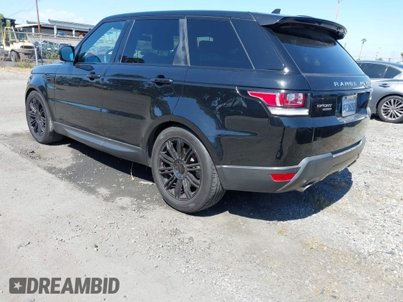 2015 Land Rover Range Rover Sport HSE with VIN SALWR2VF2FA530605, listed as a IAAI auction lot 42023941 with 73,087 mi miles. Bid and sale history available at carsss.com. Image 3.