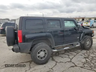 2007 Hummer H3 SUV with VIN 5GTDN13E778127042, listed as a Copart auction lot 83045194 with 269,154 mi miles and Salvage Title. Bid and sale history available at carsss.com. Image 3.