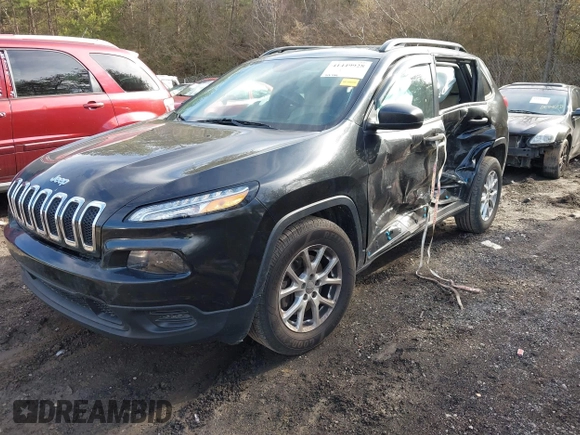 2016 Jeep Cherokee Sport with VIN 1C4PJLAS9GW208334, listed as a IAAI auction lot 41449928 with 163,826 mi miles and . Bid and sale history available at DreamBid. Image 2.