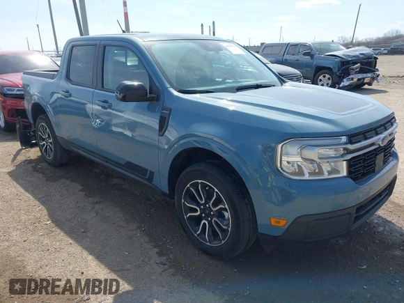 2022 Ford Maverick XL with VIN 3FTTW8E31NRA69557, listed as a IAAI auction lot 41894876 with 23,157 mi miles and . Bid and sale history available at DreamBid. Image 1.