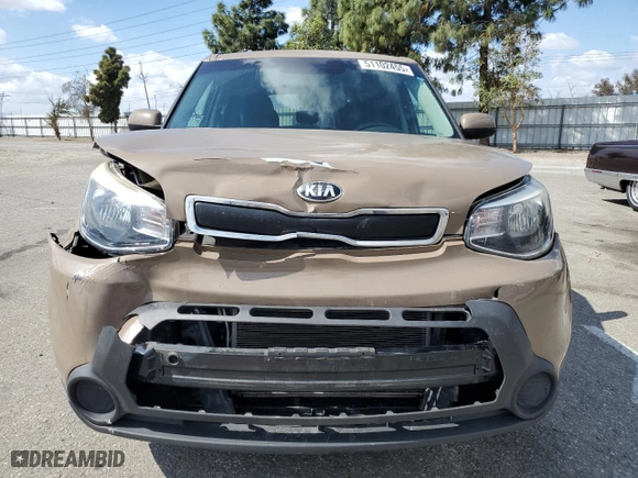 2014 Kia Soul with VIN KNDJN2A25E7045774, listed as a Copart auction lot 51102455 with 89,324 mi miles and Salvage Title. Bid and sale history available at carsss.com. Image 5.