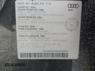 2013 Audi Q5 Premium with VIN WA1MGCFP8DA036676, listed as a Copart auction lot 52457885 with Not provided miles and Non repairable. Bid and sale history available at DreamBid. Image 14.