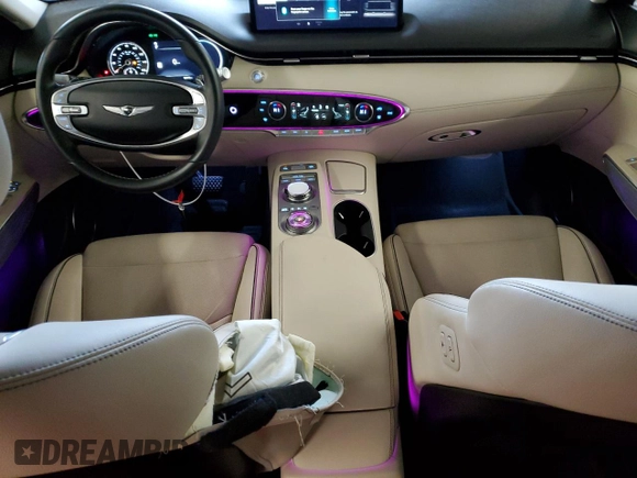2023 Genesis GV70 2.5T с VIN KMUMADTB7PU116301, выставлен на аукционе Copart как лот 59766505 с пробегом 32 779 миль миль и Списание • Salvage title. История ставок и продаж доступна на DreamBid. Изображение 8.