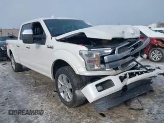 2018 Ford F-150 XL z VIN 1FTFW1EG3JFE03554, wystawiony jako IAAI lot #41357617 z przebiegiem 103 609 mil mil oraz . Historia ofert i sprzedaży dostępna na DreamBid. Obrazek 1.