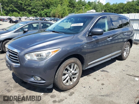 2014 Infiniti QX60 with VIN 5N1AL0MM9EC503343, listed as a Copart auction lot 64135015 with 130,998 mi miles and Clean title. Bid and sale history available at DreamBid. Image 1.