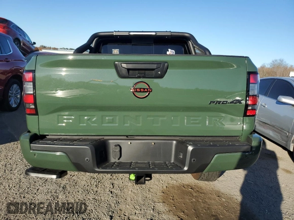2024 Nissan Frontier SV with VIN 1N6ED1EK0RN607085, listed as a Copart auction lot 79706324 with 8,541 mi miles and Salvage title. Bid and sale history available at DreamBid. Image 6.