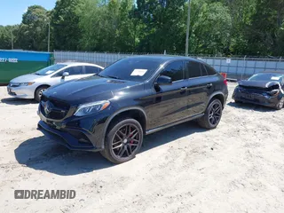 2017 Mercedes-Benz GLE 63 S AMG with VIN 4JGED7FB1HA059443, listed as a IAAI auction lot 42312493 with 85,849 mi miles and . Bid and sale history available at DreamBid. Image 2.
