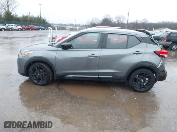 2020 Nissan Kicks SR with VIN 3N1CP5DV0LL575186, listed as a IAAI auction lot 41188294 with 110,064 mi miles. Bid and sale history available at carsss.com. Image 13.
