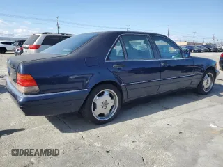 1995 Mercedes-Benz S with VIN WDBGA43E8SA217771, listed as a Copart auction lot 44983005 with 135,902 mi miles and Clean Title. Bid and sale history available at DreamBid. Image 3.