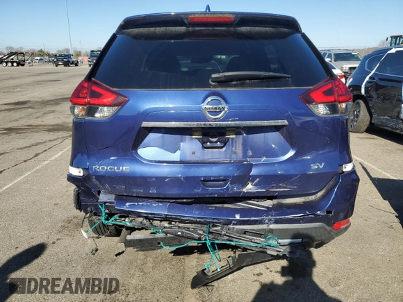2019 Nissan Rogue SV with VIN KNMAT2MT3KP511594, listed as a Copart auction lot 50556355 with 110,924 mi miles and Salvage Title. Bid and sale history available at DreamBid. Image 6.