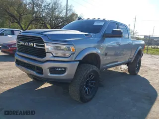 2021 Ram 2500 Big Horn with VIN 3C6UR5DL0MG659682, listed as a IAAI auction lot 41680277 with 59,650 mi miles. Bid and sale history available at carsss.com. Image 2.
