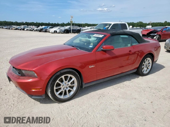 2011 Ford Mustang GT with VIN 1ZVBP8FF0B5158906, listed as a Copart auction lot 66490875 with 102,936 mi miles and Non repairable. Bid and sale history available at DreamBid. Image 1.