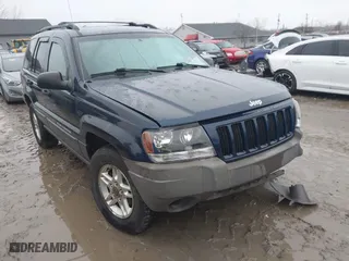 2004 Jeep Grand Cherokee Laredo with VIN 1J4GW48S54C287554, listed as a IAAI auction lot 41686126 with 154,182 mi miles. Bid and sale history available at carsss.com. Image 1.