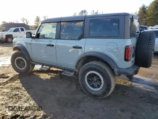 2023 Ford Bronco with VIN 1FMEE5DP8PLB93420, listed as a Copart auction lot 42247495 with 8,802 mi miles and Salvage Title. Bid and sale history available at DreamBid. Image 2.