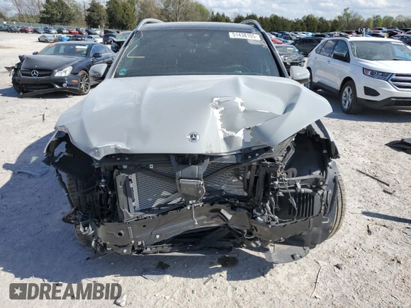 2024 Mercedes-Benz GLE 450 with VIN 4JGFB5KB9RB177353, listed as a Copart auction lot 51438105 with 2,308 mi miles and Salvage title. Bid and sale history available at DreamBid. Image 5.