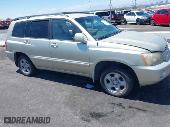 2003 Toyota Highlander z VIN JTEGD21A030060835, wystawiony jako IAAI lot #42203235 z przebiegiem 129 627 mil mil oraz . Historia ofert i sprzedaży dostępna na DreamBid. Obrazek 13.
