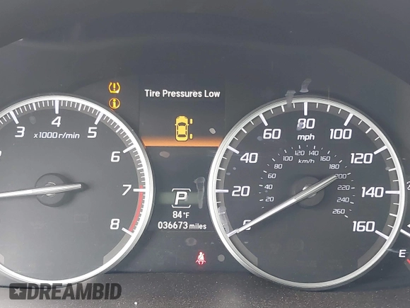 2020 Acura ILX w/Premium Pkg with VIN 19UDE2F78LA007717, listed as a IAAI auction lot 41709255 with 36,673 mi miles. Bid and sale history available at carsss.com. Image 7.
