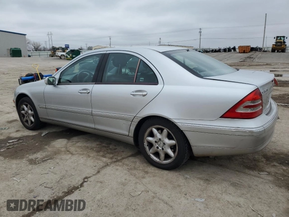 2002 Mercedes-Benz C 230/260/280/320 with VIN WDBRF64J22F281843, listed as a Copart auction lot 44774575 with 125,975 mi miles and Salvage Title. Bid and sale history available at DreamBid. Image 2.