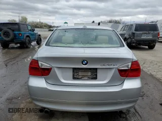 2007 BMW 3 Series 328xi with VIN WBAVC93517KZ71576, listed as a Copart auction lot 53523475 with 185,028 mi miles and Salvage title. Bid and sale history available at DreamBid. Image 6.