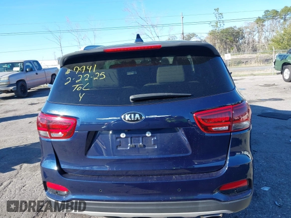 2019 Kia Sorento EX Sport V6 with VIN 5XYPH4A53KG550363, listed as a IAAI auction lot 41699256 with 75,681 mi miles. Bid and sale history available at carsss.com. Image 15.