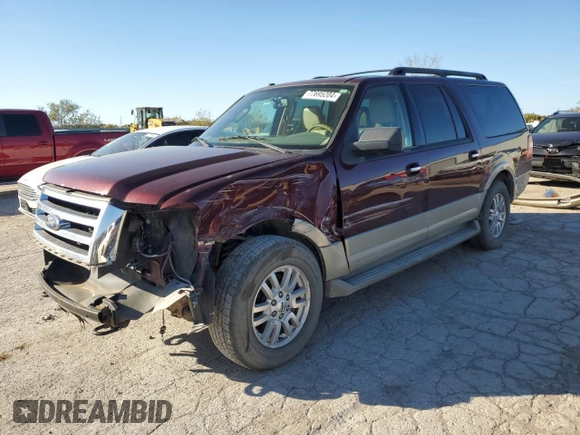 2009 Ford Expedition EL Eddie Bauer with VIN 1FMFK185X9EB03478, listed as a Copart auction lot 77695204 with 132,829 mi miles and Salvage Title. Bid and sale history available at carsss.com. Image 1.