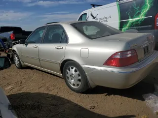 2003 Acura RL w/Navigation System with VIN JH4KA96653C001216, listed as a Copart auction lot 75018234 with 156,915 mi miles and Salvage Title. Bid and sale history available at carsss.com. Image 2.