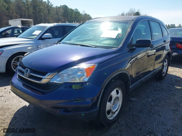 2011 Honda CR-V LX with VIN 5J6RE3H39BL020686, listed as a IAAI auction lot 41832425 with 290,517 mi miles. Bid and sale history available at carsss.com. Image 2.