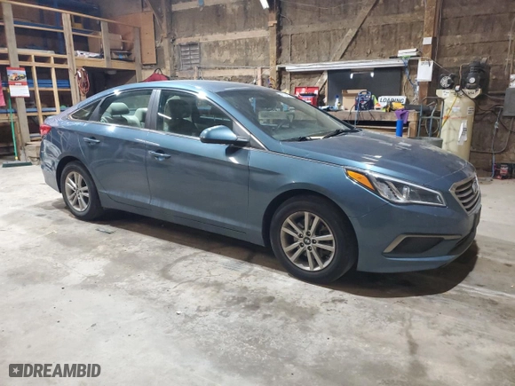 2016 Hyundai Sonata 2.4L SE with VIN 5NPE24AF6GH353446, listed as a Copart auction lot 48764935 with 124,855 mi miles and Clean Title. Bid and sale history available at carsss.com. Image 4.