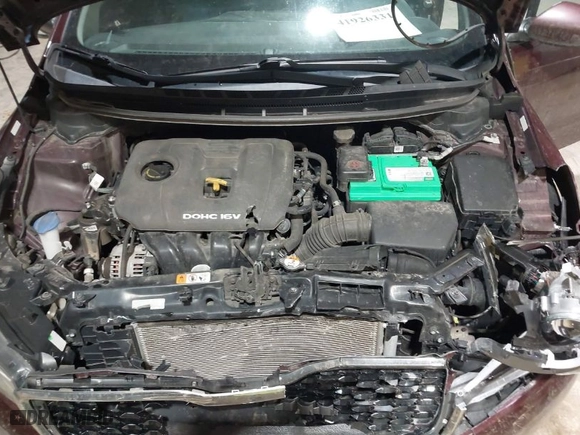 2017 Kia Forte LX with VIN 3KPFK4A78HE129551, listed as a IAAI auction lot 41926331 with 124,285 mi miles. Bid and sale history available at carsss.com. Image 10.